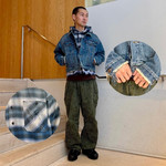 【羽織るだけで完成する、春の“加工感”レイヤードスタイル】