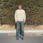 ◎一枚で雰囲気アップ！BEAMS HEART「マーブルスウェット」