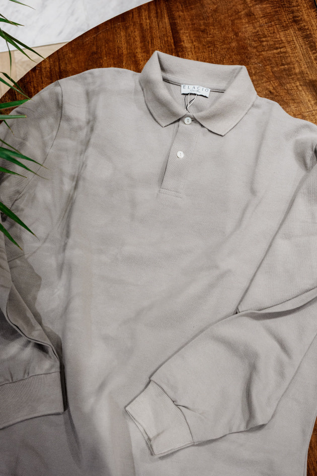 最近の買い物vol.166＜ELACIO（エラシオ）＞衣替えの時期といえば長袖ポロでしょ