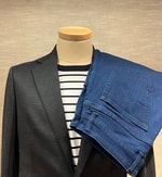 【上品で機能的】ウールミックス ストレッチ セットアップ
