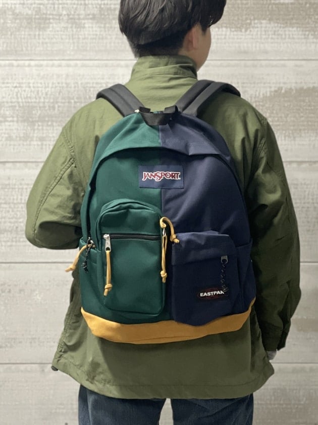 JANSPORT EASTPAK リュック ネイビー/グリーン BEAMS Men's Casual Official | … JANSPORT × EASTPAK × BEAMS