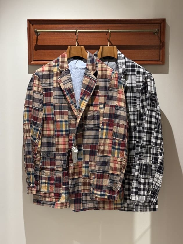 ブルックスブラザーズ GFロゴ マドラスパッチワークジャケット コットン マドラスパッチワーク シャツジャケット | Brooks Brothers