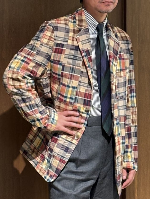 ブルックスブラザーズ チェック柄ジャケット（38S） Brooks Brothers（ブルックスブラザーズ）＞人気のパッチワーク
