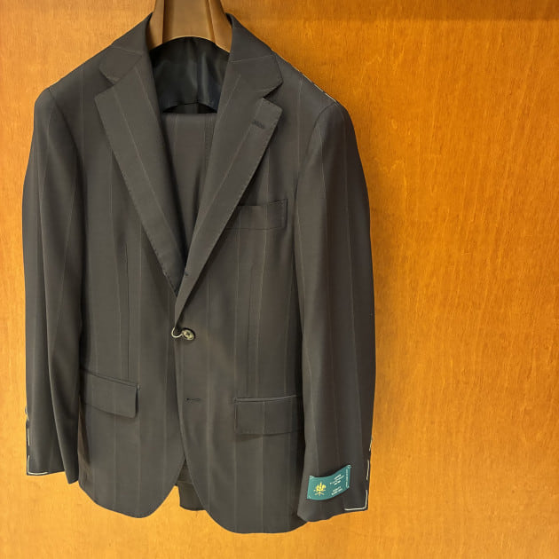 【値下げ】ビンテージウールストライプスーツBRUNO PIATTELLI XL Brilla per il gusto＞ウール ストライプスーツ｜ビームス 六本木