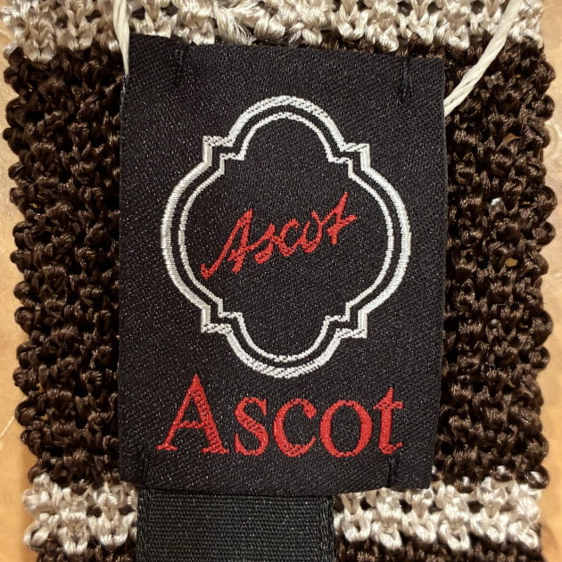 新入荷〈ASCOT〉ボーダーニットタイ｜ビームス 銀座｜BEAMS