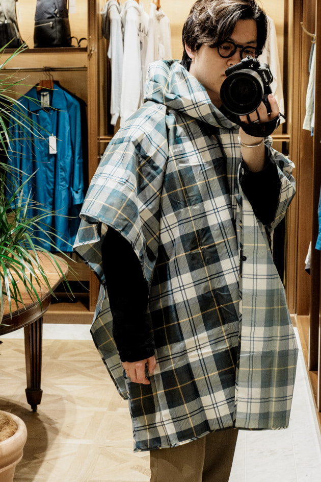 Barbour MORE VARIATION>持ち歩けるバブアー。雨の日に映えるタータン Barbour MORE VARIATION>持ち歩けるバブアー。雨の日に映えるタータン