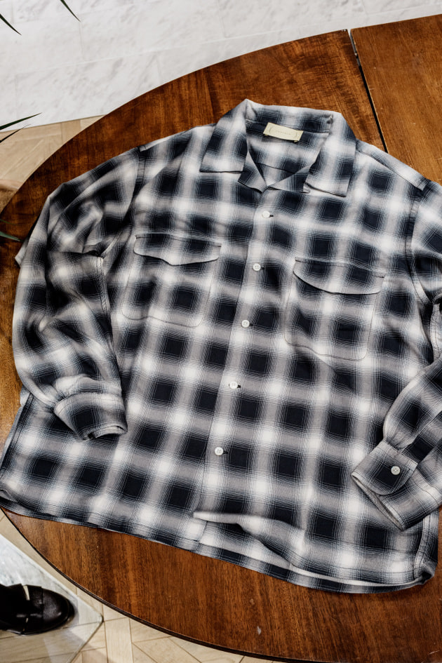 最近の買い物vol.175＜cantate（カンタータ）＞洗えて、涼しくて、品がある。今欲しかったレーヨンチェックシャツ