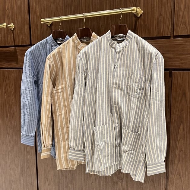 【Placide】トレンドのスタンドカラーの羽織が入荷