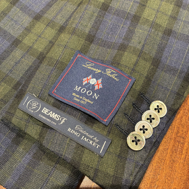 ＜BEAMS F＞EASY タータンチェックジャケット