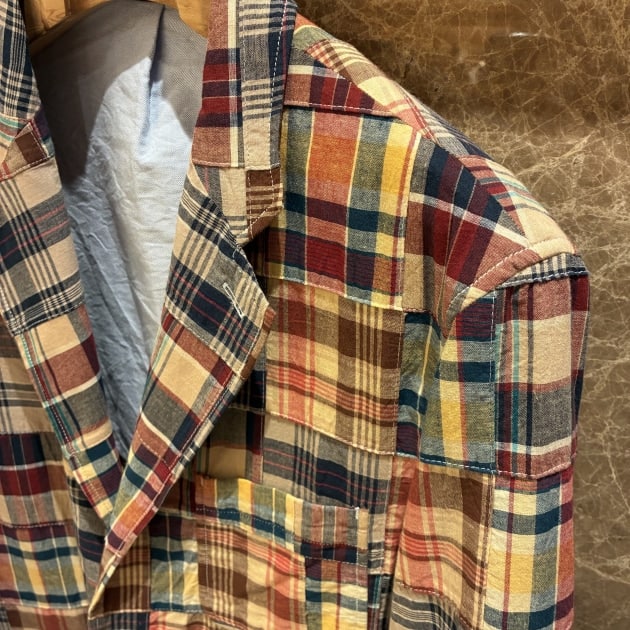 Brooks Brothers＞パッチワーク マドラスチェックジャケット｜ビームス