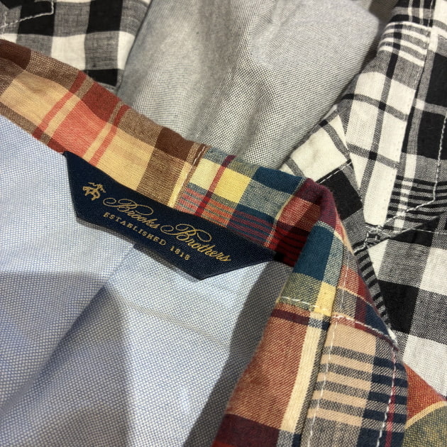 ＜Brooks Brothers＞パッチワーク マドラスチェックジャケット