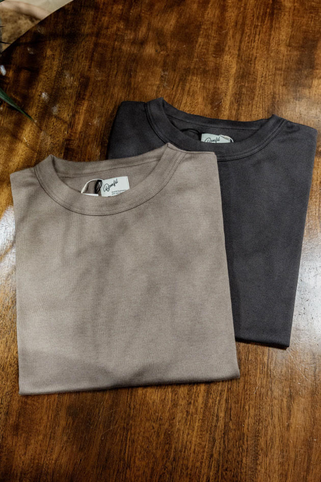 ニット然とした佇まいのコットンカシミアカットソー＜Bonfil（ボンフィル）＞