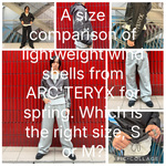 〈ARC’TERYX 〉〈アークテリクス〉春に着る軽量ウィンドシェルをサイズ比較。SとMどっちが正解？