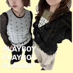 〈PLAYBOY〉のレイヤードスタイル