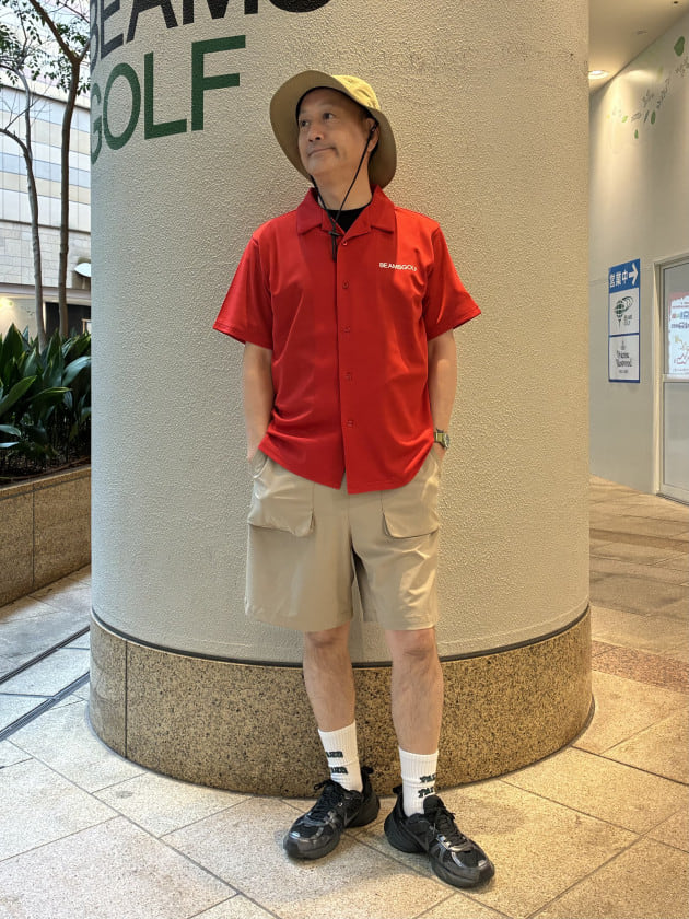 ショートパンツスタイル2選|ビームス ゴルフ なんばパークス店|BEAMS ショートパンツスタイル2選|ビームス ゴルフ なんばパークス店|BEAMS