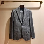 BELVESTグレンプレイドスーツ