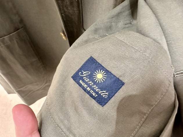 ＜GIANNETTO（ジャンネット）＞素材が軽いのに男らしいですねーなジャケット