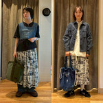 【夏のヴィンテージスタイルに！】〈BINDU〉別注アドバタイジング スカートを着回し！