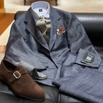 ＜DORMEUIL＞〝Tonik〟デニムのようでデニム??