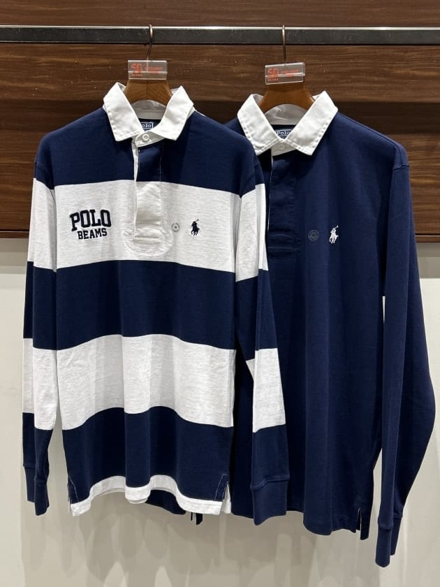 POLO RALPH LAUREN for BEAMS　別注　ラグビーシャツ　S 50周年別注アイテム】POLO RALPH LAUREN RUGBY SHIRTは買います