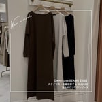 【サイズ比較】スタイリスト佐藤佳菜子さん×SLOANE×Demi-Luxe BEAMS 淑女のワンピース