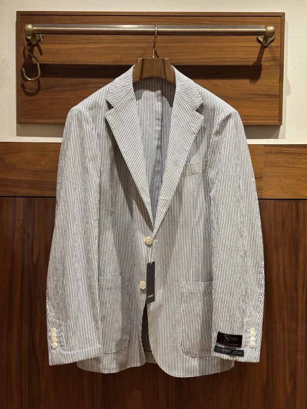 【近年モデル✨】BEAMS+ シアサッカー サマージャケット ストライプ M 夏 BEAMS F＞夏の定番！シアサッカージャケット｜ビームス 二子玉川｜BEAMS