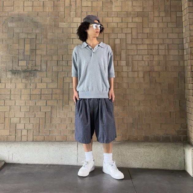 OUTIL Pilgrim Surf+Supply バスクシャツ　別注 BATONER（バトナー）×Pilgrim Surf+Supply（ピルグリム サーフ+