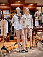 NEW DISPLAY ＜ORIAN（オリアン）リネンコットンプルオーバーシャツ