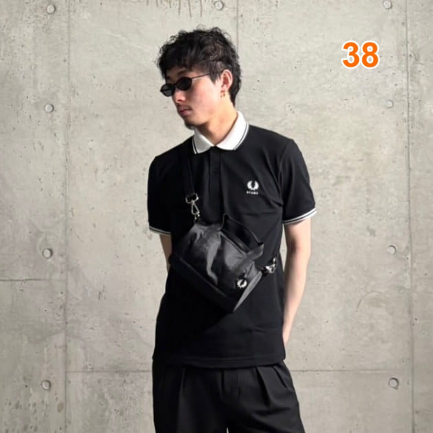 さ*す様 ⭐︎極レア⭐︎ BEAMS✖️FRED PERRY ブラック 半袖ジッ サイズ比較あり】〈FRED PERRY〉別注徹底解説！｜ビームス
