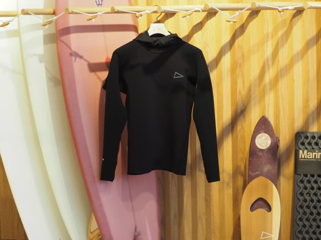RASH WET SUITS CO . 1mm Hoodie Topper ”Drain Material”｜ピルグリム