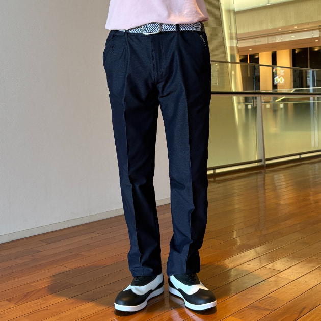 BEAMS GOLF パープルレーベル 2023 シアサッカーパンツ 50 BEAMS GOLF】PURPLE LABELの最旬アイテムで組む大人ゴルフ