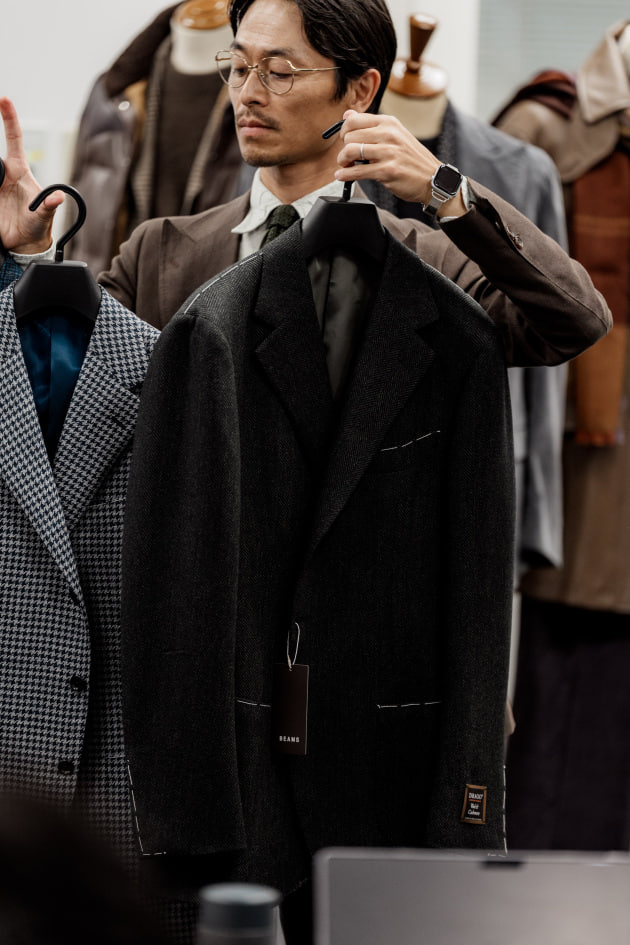 BEAMS F＞ラインナップ説明会＜オリジナルスーツ、ジャケット＞編