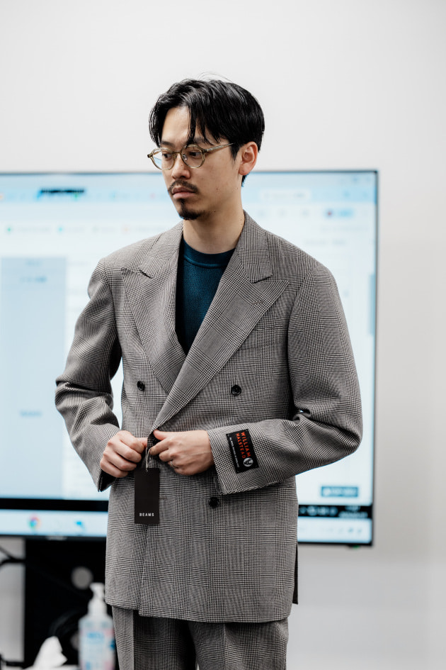 BEAMS F＞ラインナップ説明会＜オリジナルスーツ、ジャケット＞編