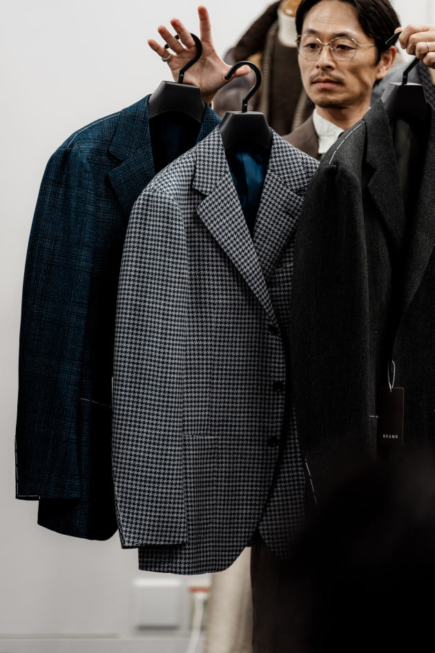 BEAMS F＞ラインナップ説明会＜オリジナルスーツ、ジャケット＞編