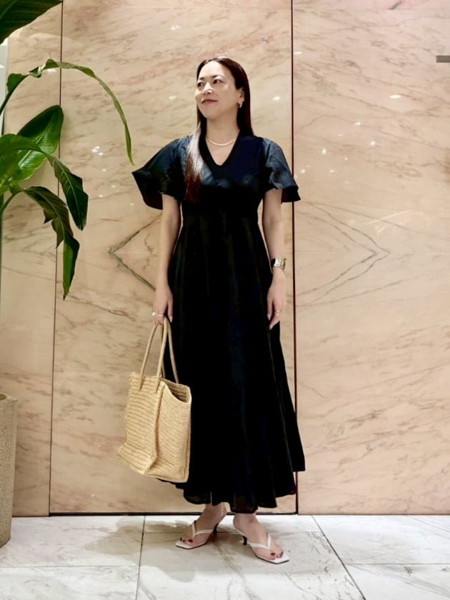 【BEAMS別注】MARIHA / せせらぎのワンピース　ネイビー　38 MARIHA＞沢山ご紹介します！◎｜デミルクス ビームス 新宿｜BEAMS