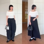 人気のオフショルを着回します！！