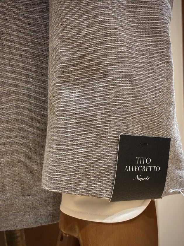 TITO ALLEGRETTO（ティトアレグレット）＞ウールコットンスーツ