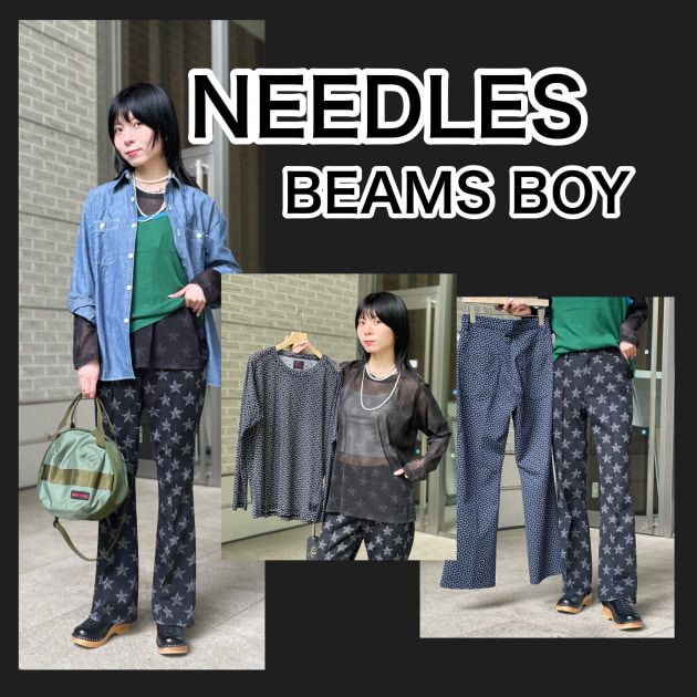 サイズ比較あり】〈NEEDLES〉別注☆「アーカイブ柄」シリーズ