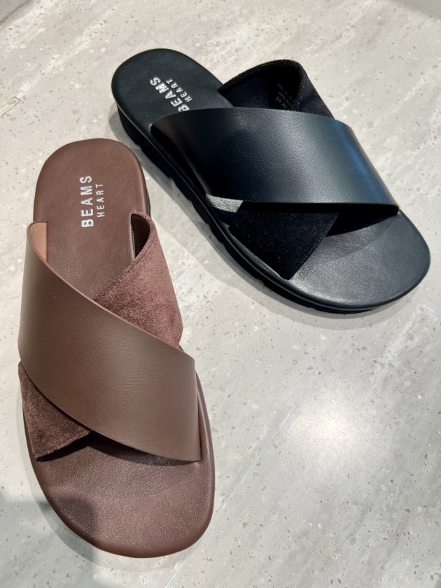夏のサンダルはレザーでカッコよく。「ちょうどいい」の足元