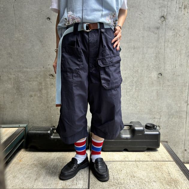 BEAMS BOY ビームスボーイ オーバーパンツ ミニタリーパンツ 梅雨にも◎、こんなショーツが欲しかった！〈BEAMS BOY〉ミリタリー