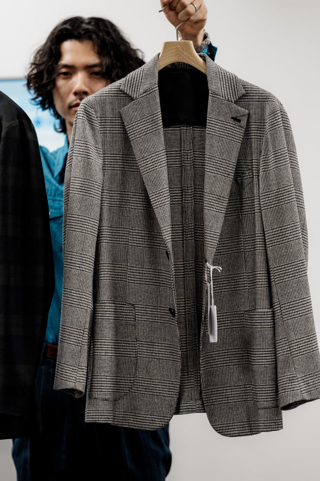 Brilla per il gusto カシミヤ混ダブルジャケット 44 2026年秋冬＜Brilla per il gusto＞ラインナップ説明会＜Jacket、Suits