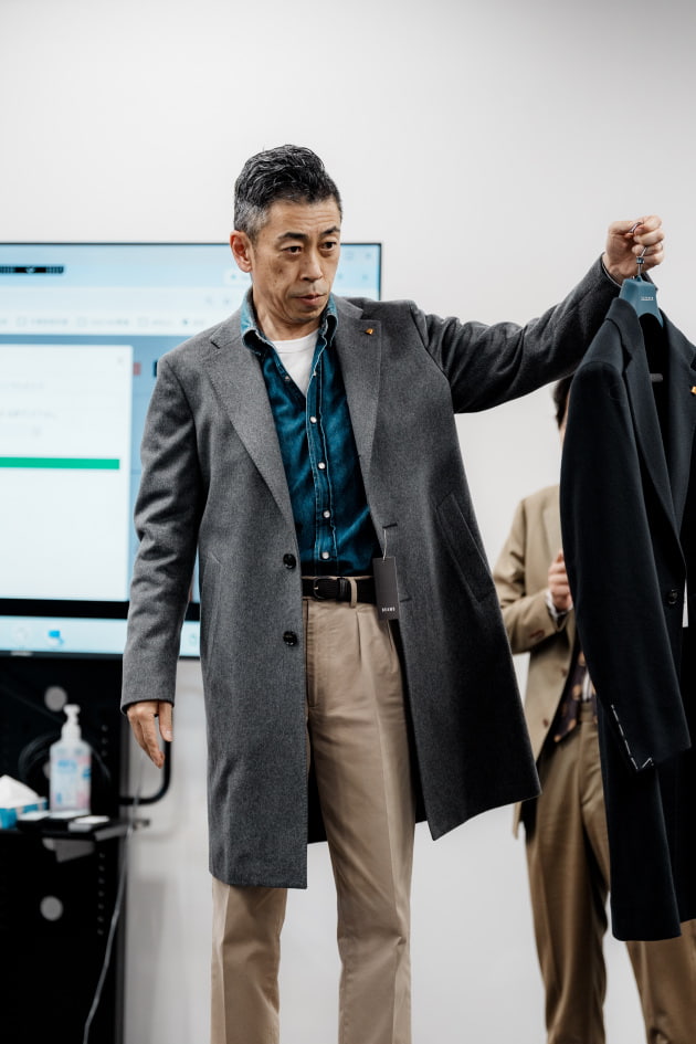 eidos ブリッラ別注　スプリング　チェスターコート　48 2026年秋冬＜Brilla per il gusto＞ラインナップ説明会＜Outer＞編