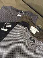 【Brilla per il gusto】オススメ　マイクロ　ボーダーTシャツ