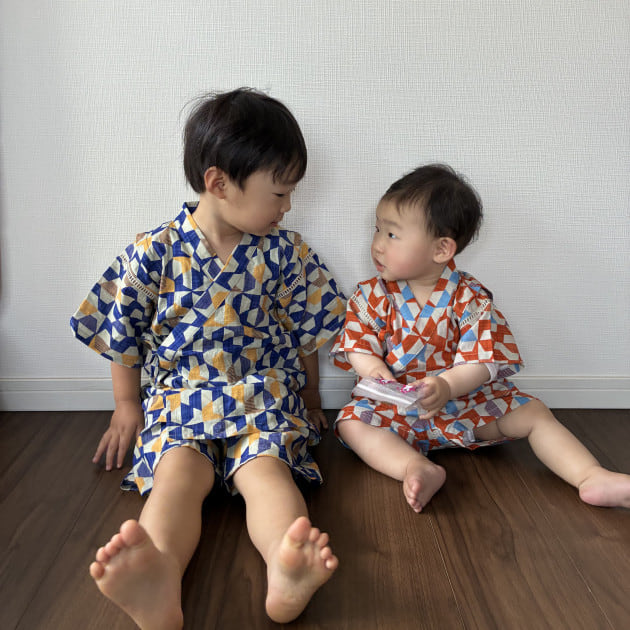 ＜BEAMS mini（ビームス ミニ）＞の甚平でおしゃれな夏祭り