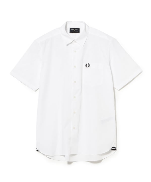 【美品】フレッドペリー×レイビームス 別注プリーツシャツ ホワイト F FRED PERRY × BEAMS】別注シャツ＆Tシャツ｜ビームス 新潟｜BEAMS