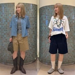 【サイズ比較！】万能ワイドチノショーツ★