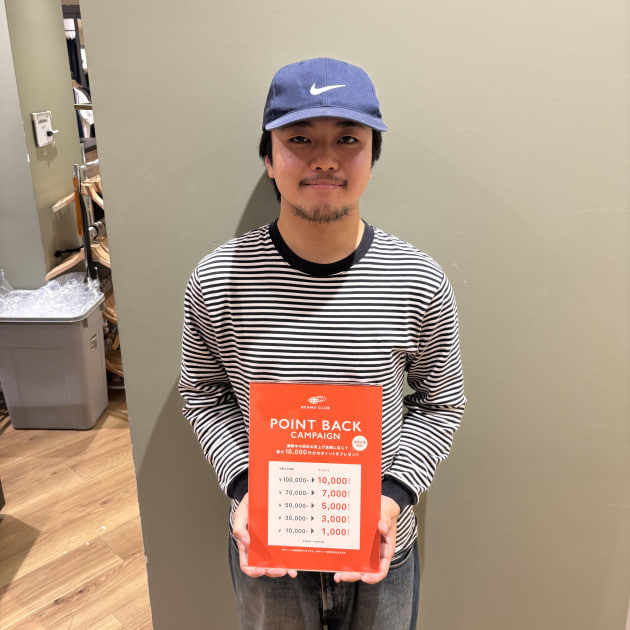 ポイントバックキャンペーン！！