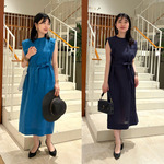 【別注リネンワンピースのカラー比較】
