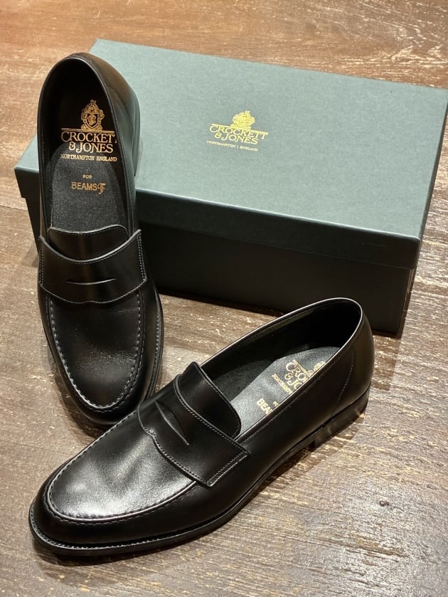 【CROCKETT & JONES】 ローファー　別注品 CROCKETT&JONES〉アメリカンな表情に英国靴のクオリティを宿した、別注
