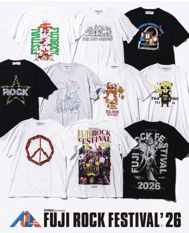 FUJI ROCK FESTIVAL'26×BEAMS オフィシャルTシャツ発売！今年はどれ